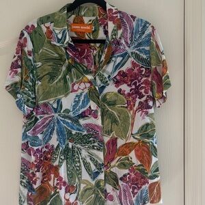 Jams World Honolulu Multicolor Floral Button Down Shirt